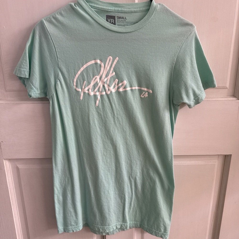 Young & Reckless Mint Tee with White Script